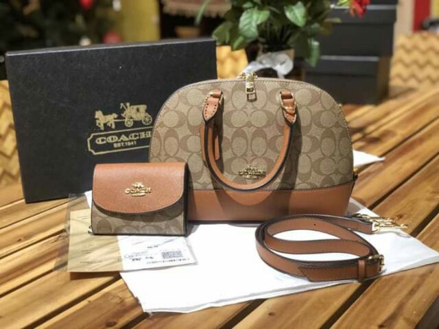 Set Coach hến kèm ví Super VIP 
- Size: 25cm - Full sét như hình
- Hàng xuất dư - chuẩn như auth