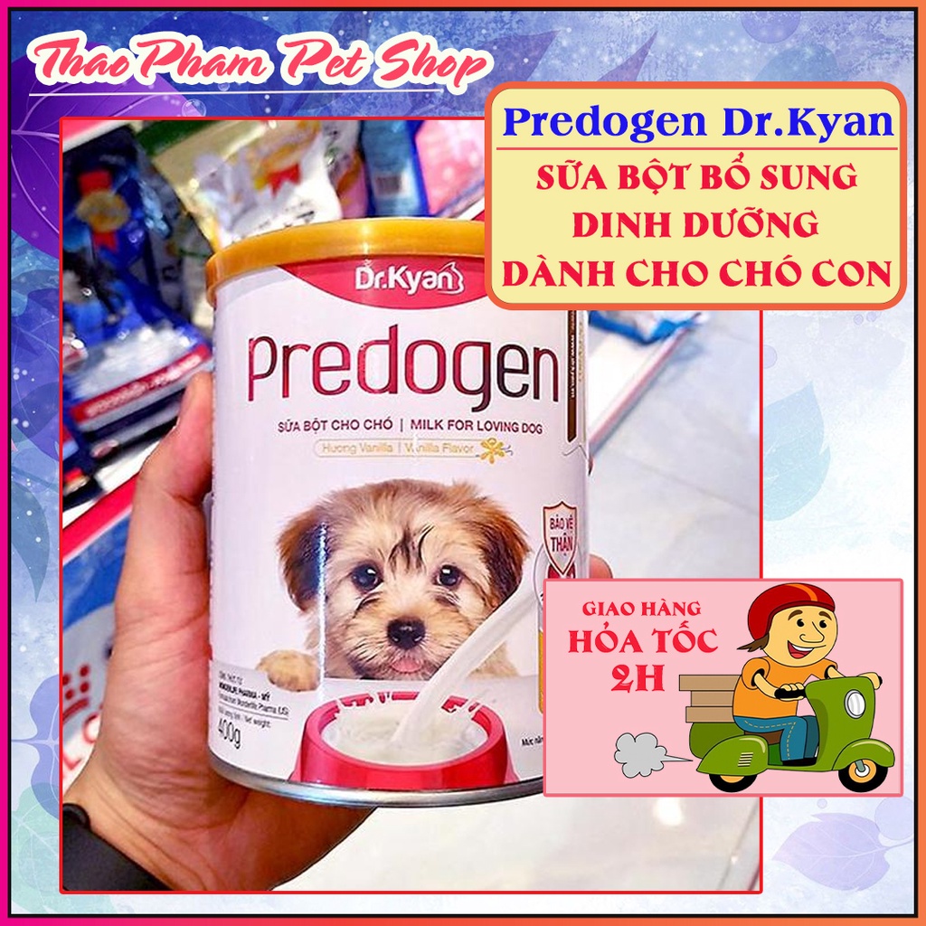 Sữa bột cho chó Predogen Dr.kyan - Hộp 400g