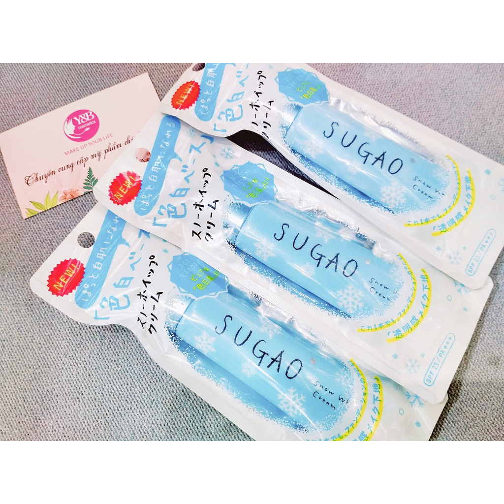 Kem trang điểm Sugao Snow Whip Cream 25g Nhật Bản