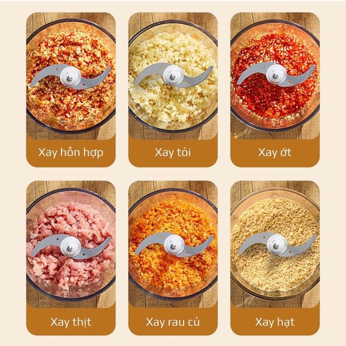 Máy xay thịt đa năng 3 in 1  Chính Hãng Đức Elegant FC-J08, Bảo hành 12 tháng