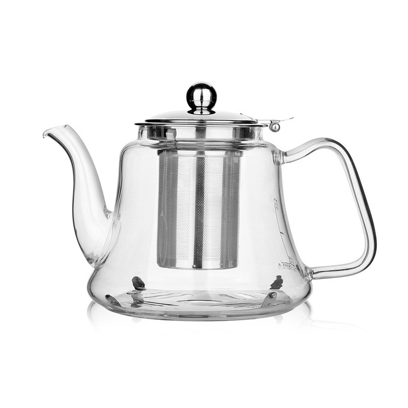 Bình Pha Trà Thủy Tinh Lõi Inox 304 Không Rỉ 1000ml