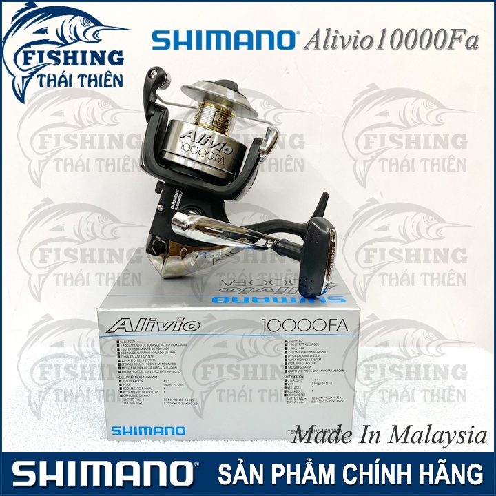 Máy Câu Cá Shimano Alivio 10000 FA Máy Đứng Siêu Bạo Lực Hàng Chính Hãng Malaysia