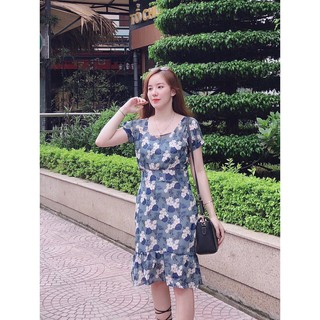 VÁY ĐUÔI CÁ HOA THANH LỊCH