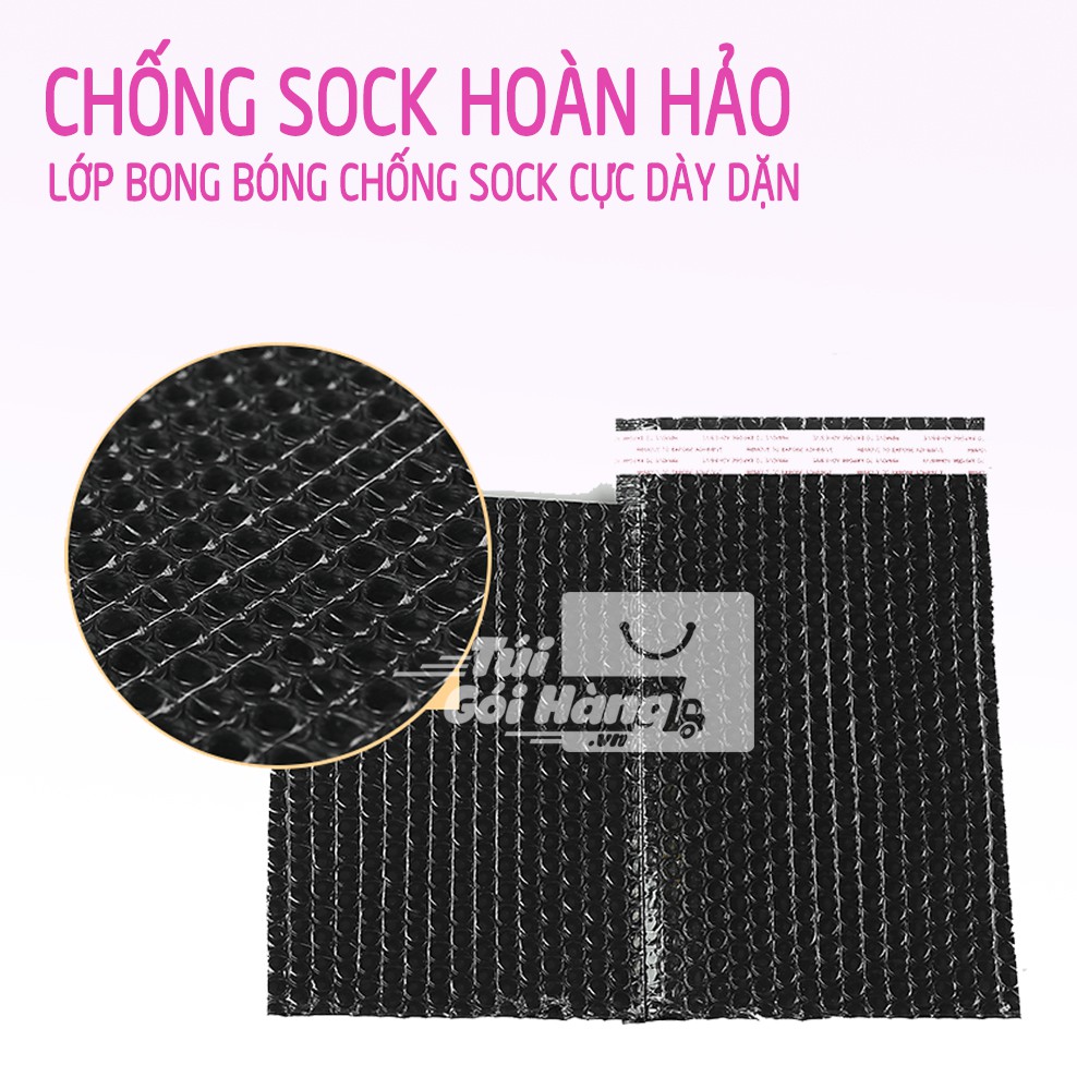 Túi Gói Hàng Chống Sốc TUIGOIHANG Kích Thước 15x20cm Có Màng Bóng Khí Và Sẵn Lớp Dán Niêm Phong
