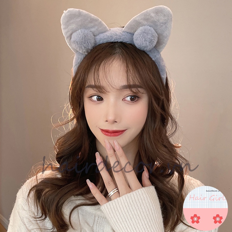 Hàng mới về Băng đô tai mèo dễ thương phong cách Hàn Quốc