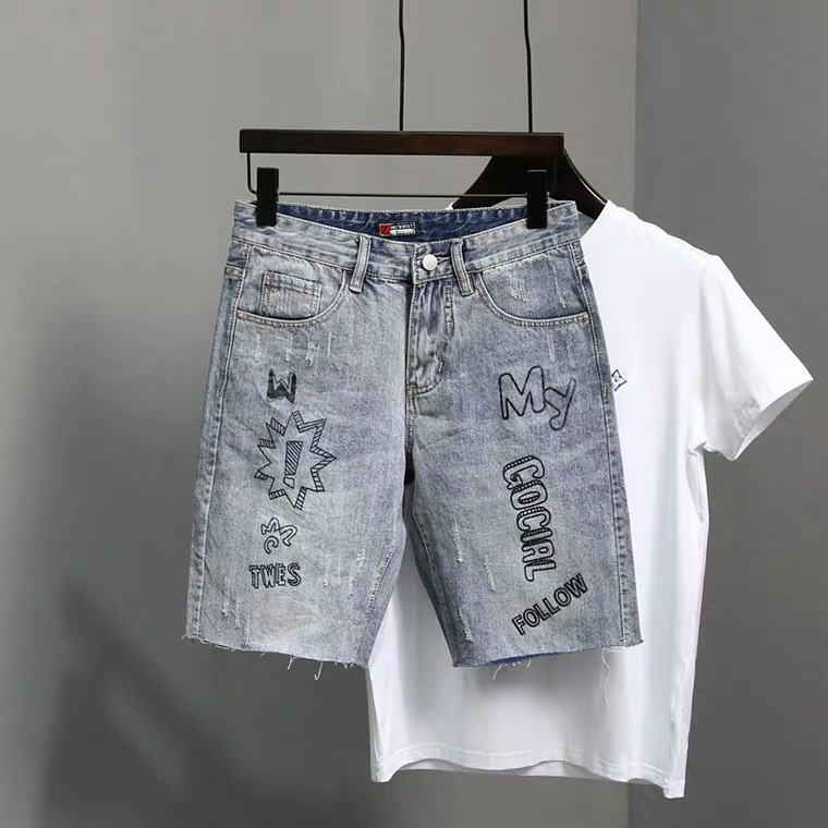 Quần Short , Quần Sọt Jean Nam Clend Fashion Chất Liệu Demin Co giãn Thoáng Mát Thời Trang Cao Cấp KV47