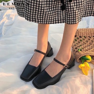 G512 | Giày Mary Jane Dáng Basic Nữ Tính Phong Cách Hàn Quốc Êm Chân