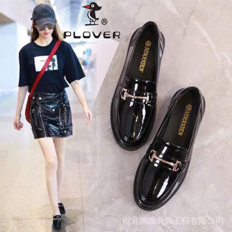 Giầy đốc phối khoá gót 3p chất da bóng siêu mềm hót,,