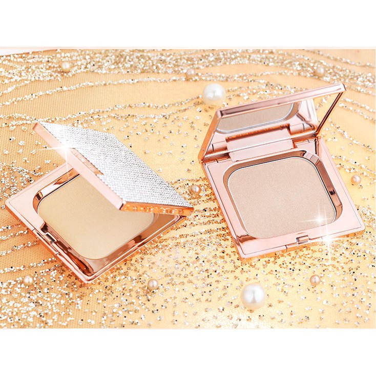 Phấn Nền Kiềm Dầu, Che Khuyết Điểm Dạng Nén WODWOD Glittering Pressed Powder W737 12g Hộp lấp lánh | BigBuy360 - bigbuy360.vn