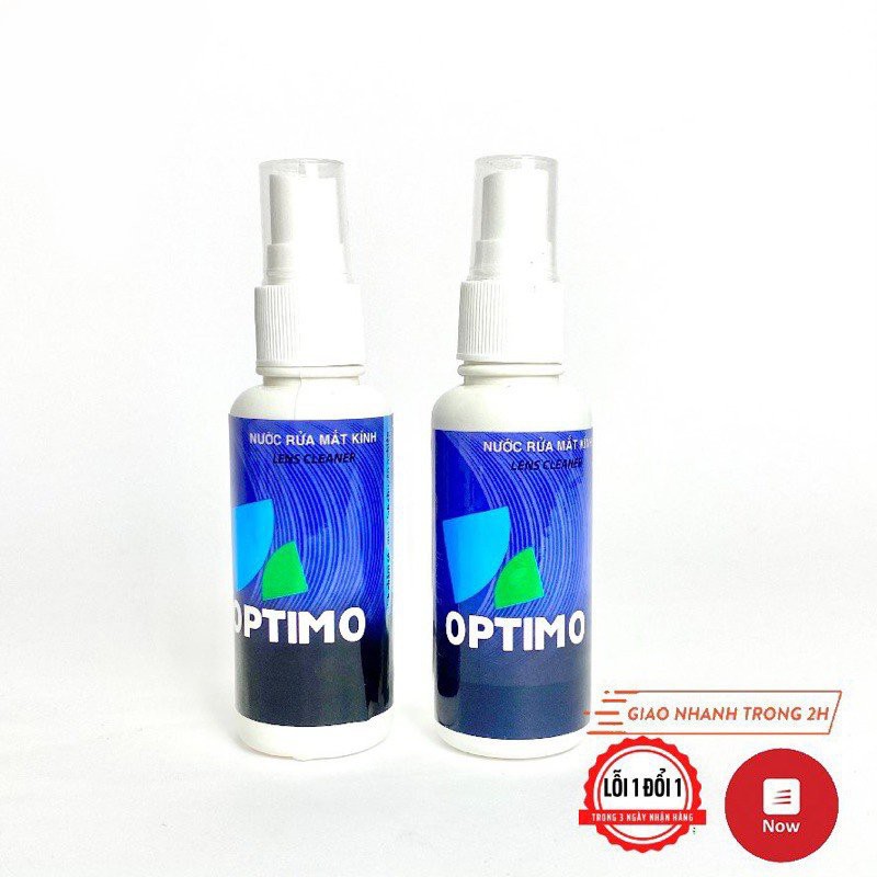 Nước lau mắt kính - rửa kính mắt chuyên dụng dạng xịt OPTIMO