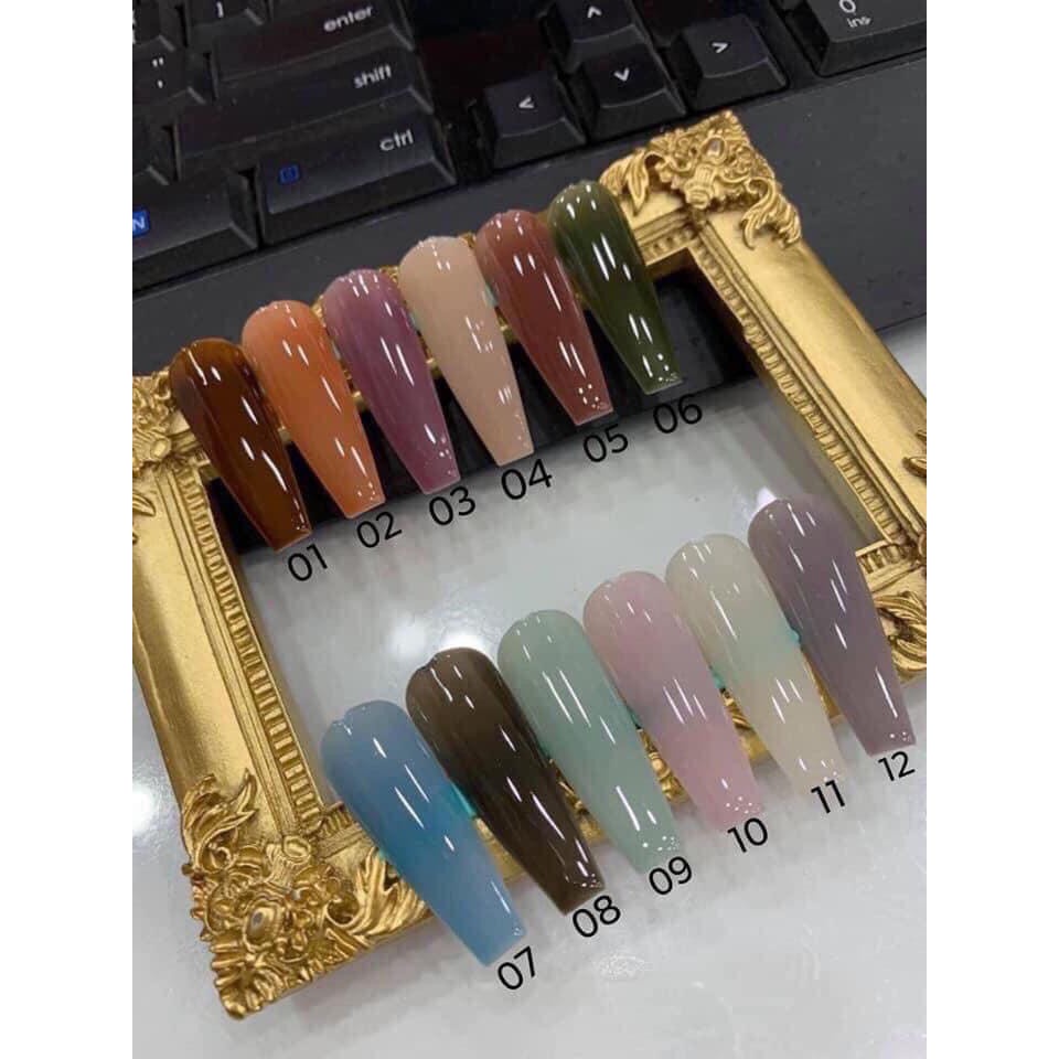 Sơn gel thạch bobo sét 12 màu chọn lẻ