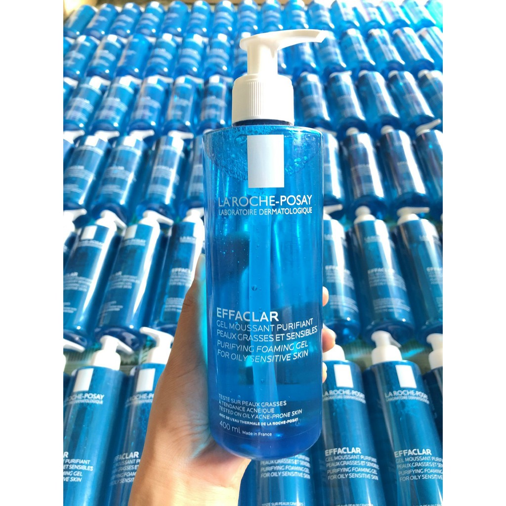 Sữa Rửa Mặt La Roche Dạng Gel Dành Cho Da Dầu Nhạy Cảm Giúp Làm Sạch Bã Nhờn 400ML