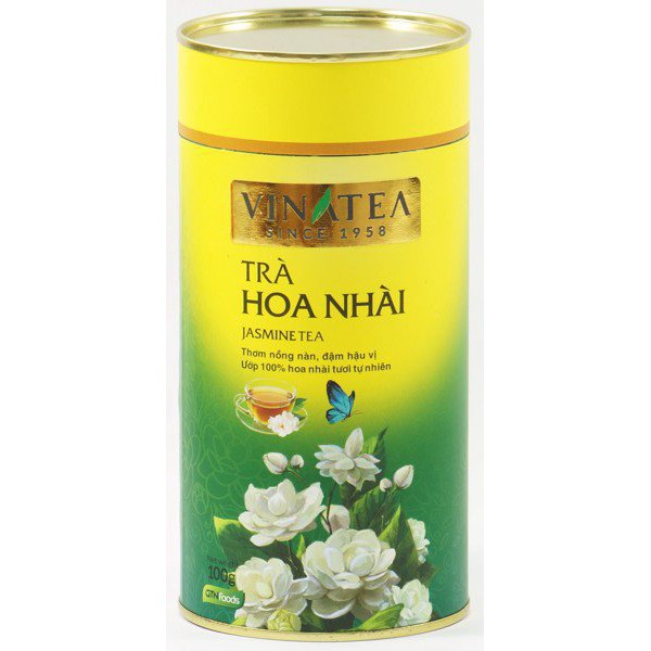 [ Đệ Nhất Trà Việt ] Trà hoa nhài Vinatea hộp 100g Đại lý tại Hà Nội.