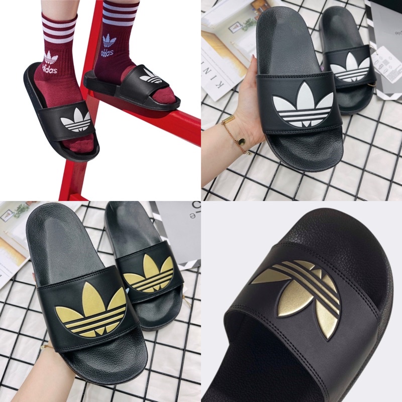 DÉP ADIDAS ORIGINALS ADILETTE LITE GZ6196 / FU8298 - DÉP ADIDAS CHÍNH HÃNG - ADIDAS CỎ 3 LÁ