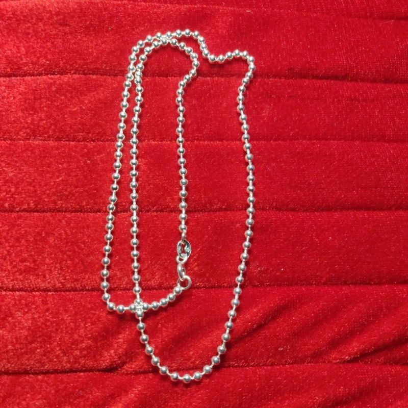 DÂY CHUYỀN BI BẠC CHO BÉ GÁI DƯỚI 30kg