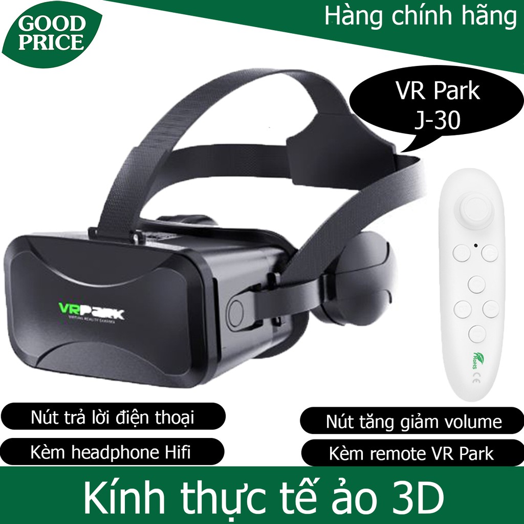 [Chính hãng] Kính thực tế ảo 3D Vr Park J30