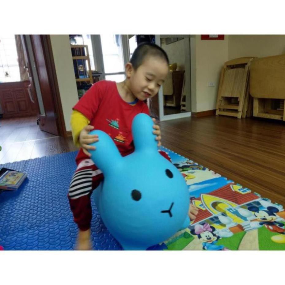Đồ chơi thú nhún hươu  không mùi cao su bé thỏa sức nhún nhảy bé thích mê - Bé tăng cường vận động