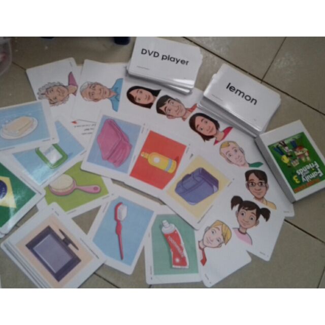 Flashcard Family and Friends 3 (A5 in 2 mặt)