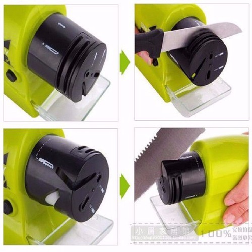Máy mài dao kéo đa năng máy mài mini chạy pin chất liệu nhựa lỗi thép bigbang