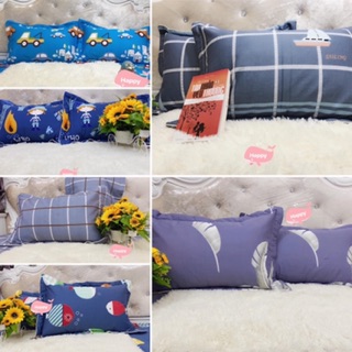 Vỏ gối đầu cotton hàn quốc 2 chiếc