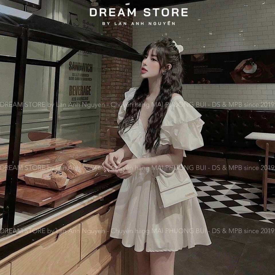 Váy Babydoll Nữ Dáng Suông Màu Trơn Chất Thô Đũi Mát Hot Trend 2022