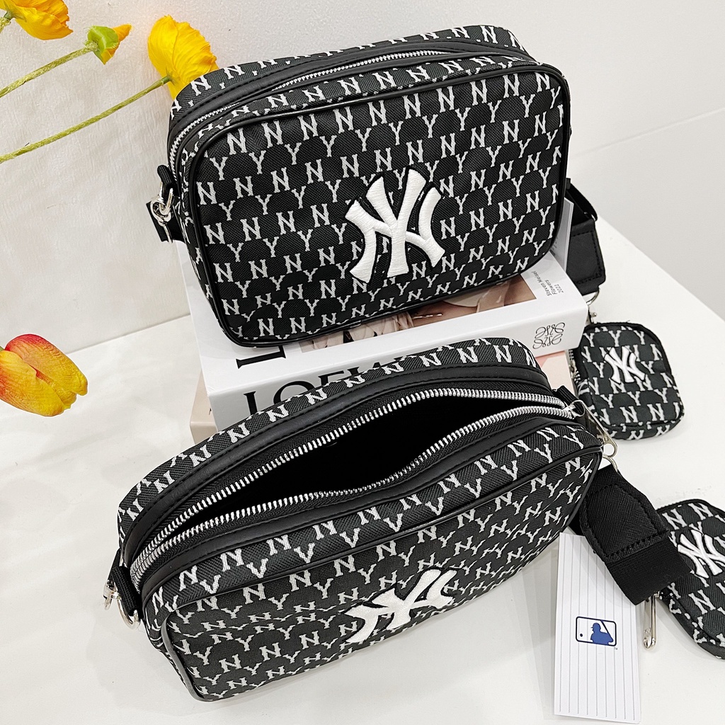 Túi đeo chéo MLb monogram 2022 Full tem tag logo tràn thân siêu đẹp