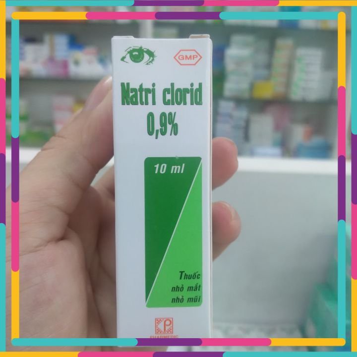 Lốc 10 chai nước muối sinh lý Nacl 0.9% ( nhỏ mắt, mũi)