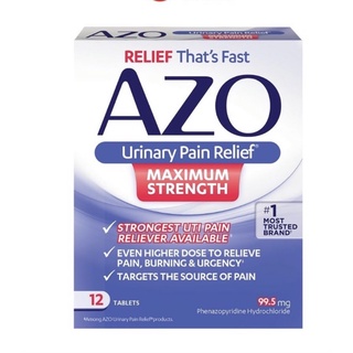 Bill mỹ_có sẵn viên uống azo unlinary pain relief xanh 24 viên - ảnh sản phẩm 1