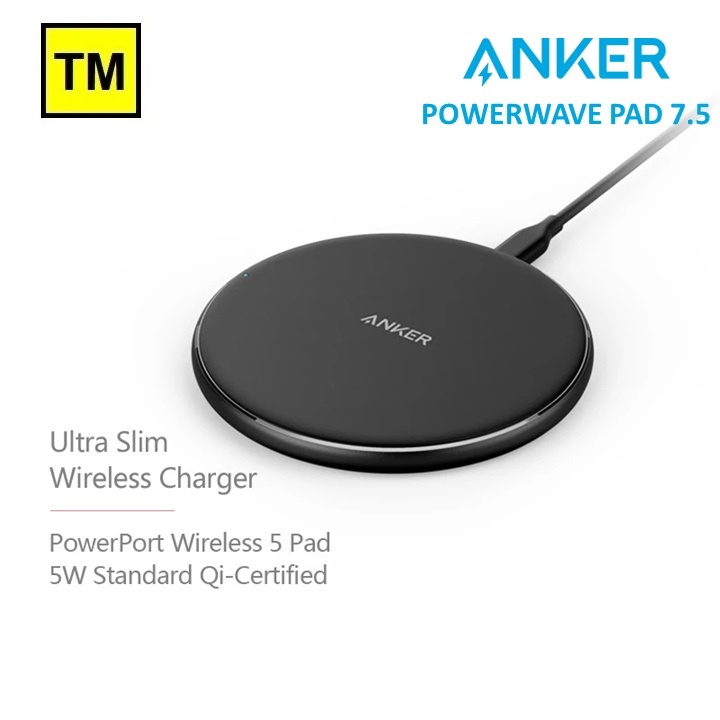 Đế sạc nhanh không dây Anker PowerWave Pad 7.5 (có bảo hành chính hãng 12 tháng từ ANKER VN)