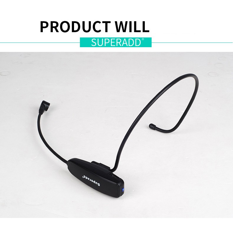 Micro không dây choàng đầu SUPERADD KX62T cho loa trợ giảng, loa kéo và các thiết bị âm thanh