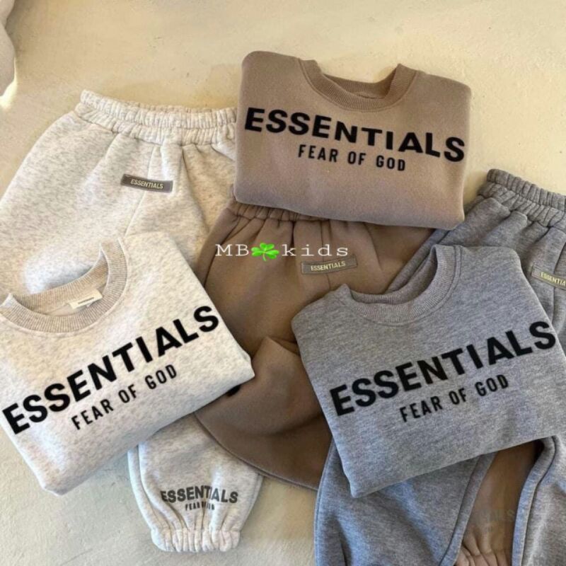 Bộ nỉ dày dặn cho bé