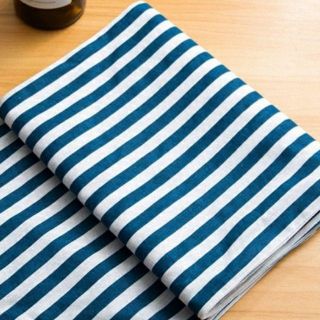 Vải bố sọc xanh trắng