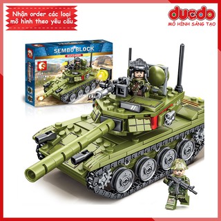 Sembo 105514 Lắp ghép siêu tank 85 chiến đấu chủ lực - Đồ chơi Xếp hình Mô hình
