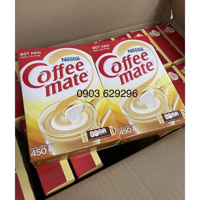 BỘT KEM COFFEE MATE NESTLE 450g  - date 05/2024 - bột kem béo pha trà sữa và cà phê