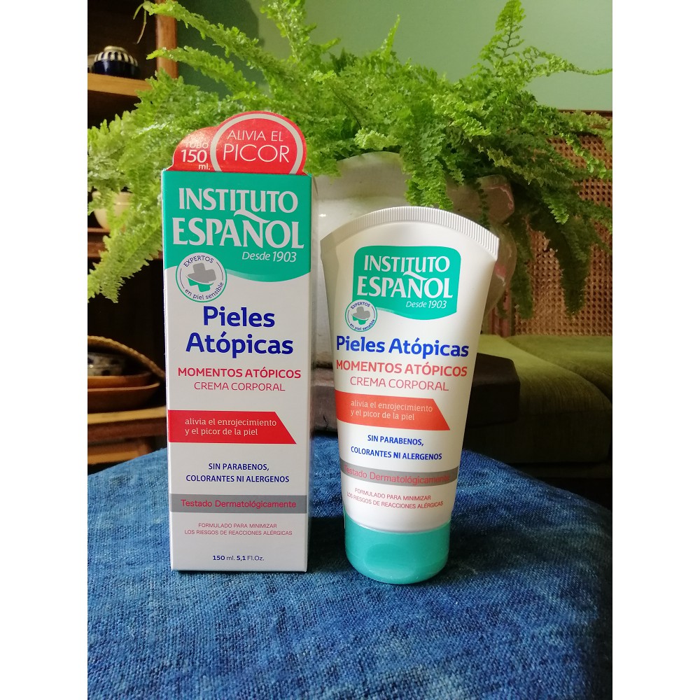 Kem dưỡng ẩm, làm dịu da Instituto Espanol Atopic Moments Cream 150ml dành cho da dị ứng, nhạy cảm và khô