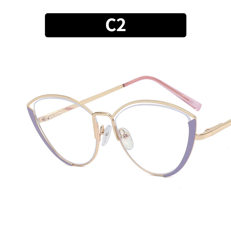 Mắt Kính Gọng Kim Loại Chống Ánh Sáng Xanh Thời Trang Cho Nữ  2022