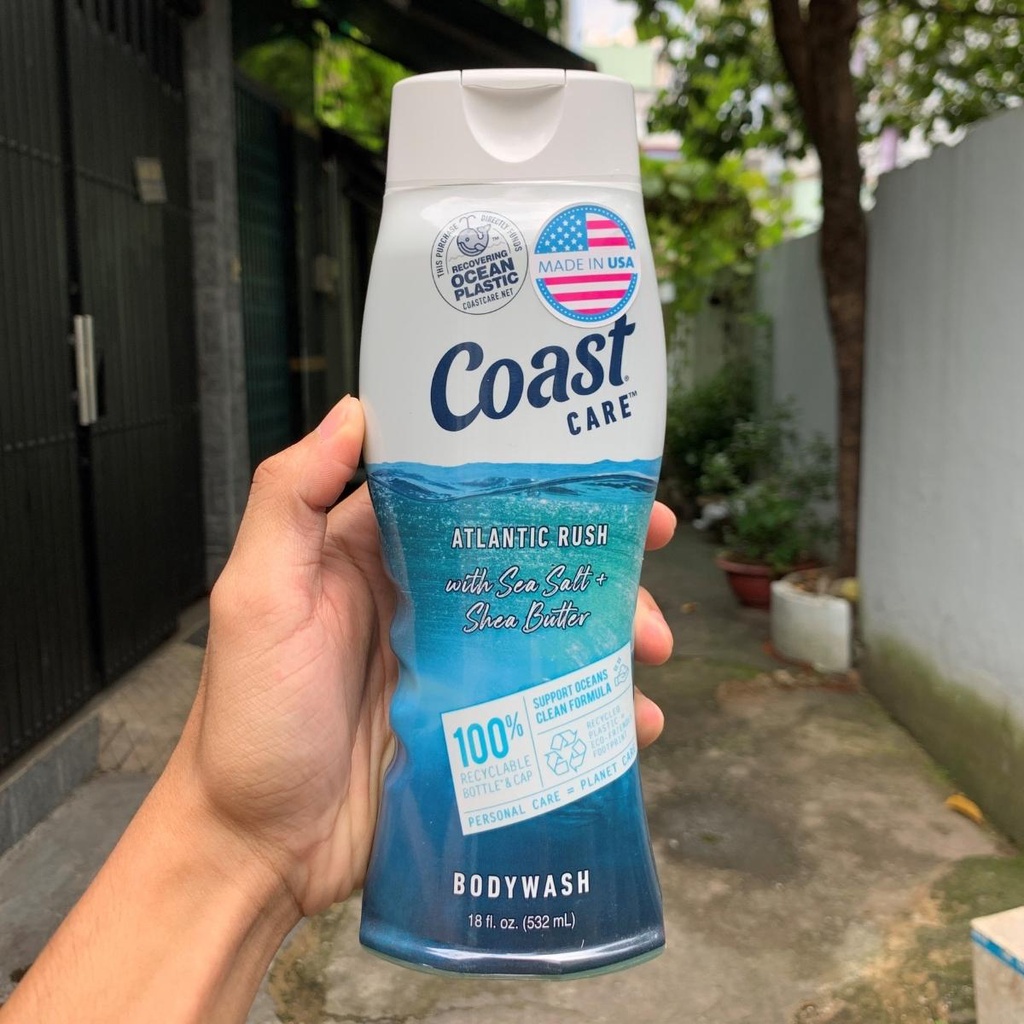 Sữa tắm Coast Care 532ml Mỹ, sữa tắm dưỡng da - Hàng nhập khẩu