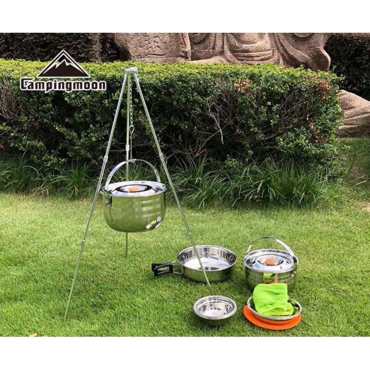 Bộ nồi inox 6 người Campingmoon MC-210