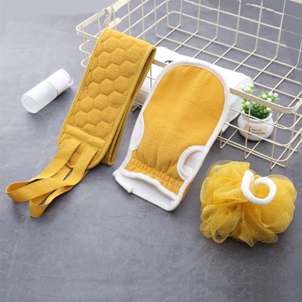 Set 3 bông tắm G01 cao cấp tạo bọt, đa năng tiện dụng, giá rẻ