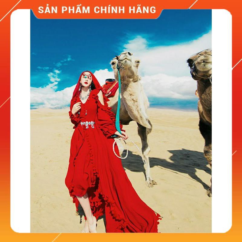 Set Váy Chụp Hình Kèm Khăn ( có sẵn ) - Kain Store