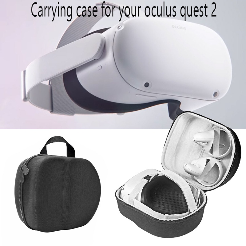 Túi đựng tai nghe Oculus Quest 2 VR bằng EVA cứng cáp nhỏ gọn