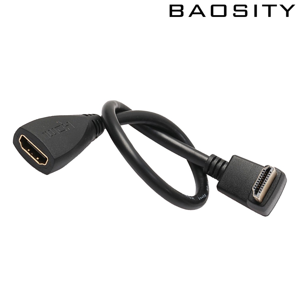 Dây Cáp Mở Rộng Hdmi 90 Độ Loại A Đầu Đực Sang Đầu Cái 30cm