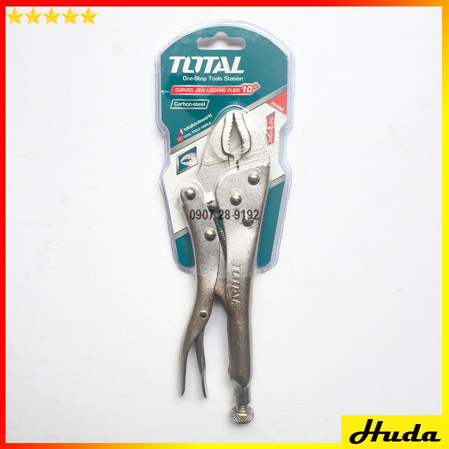 TOTAL Kềm Kìm Bấm Khóa Chết 10inch 250mm THT191003 POI