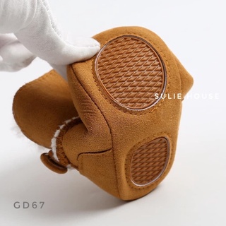 Boot (bốt) da lộn lót lông - GD67