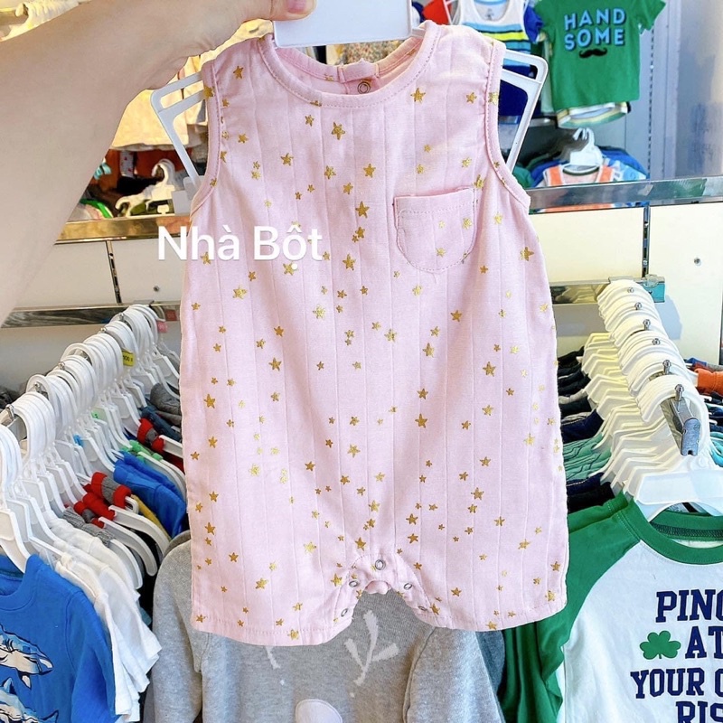 [mã SRMA9673 giảm 50% tối đa 20k đơn 0đ]Siêu phẩm Body đùi xô cotton cho bé gái 9-24m