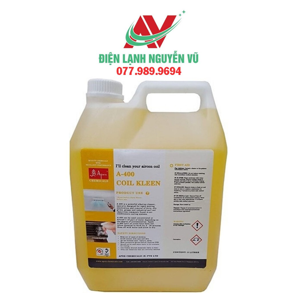 CHẤT TẨY RỬA DÀN LẠNH A400 COIL KLEEN