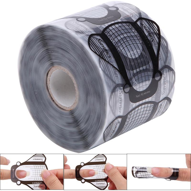 MONJA Bộ 100 Miếng Dán Hỗ Trợ Nối Dài Móng Tay