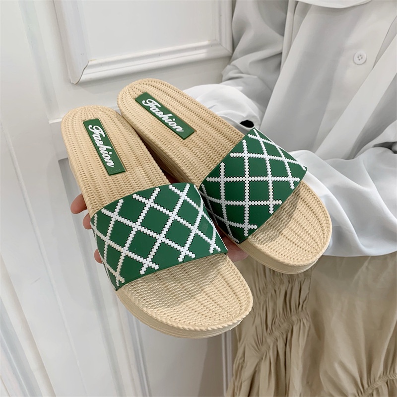 IELGY Dép quai ngang  đế dày chống trượt thời trang đi biển cho nữ