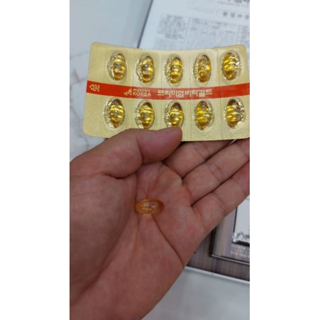 Tinh dầu thông đỏ VITA GOLD Chính Phủ Hàn Quốc 120 viên × 450mg