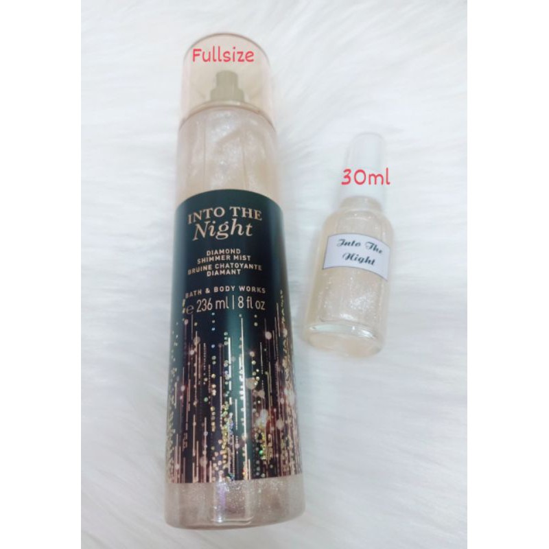 (30ML)XỊT THƠM KIM TUYẾN INTO THE NIGHT BATH AND BODYWORKS